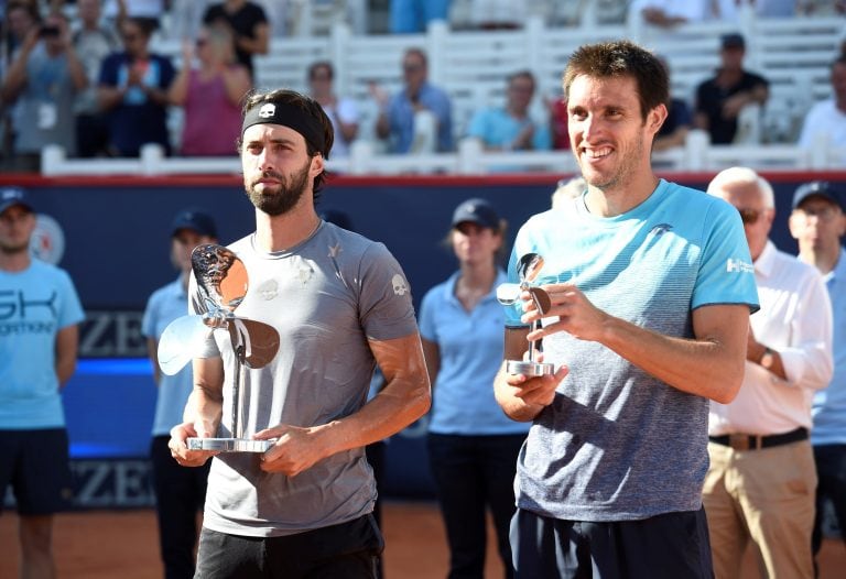 Nikoloz Basilashvili junto al Yacaré en la entrega de premios