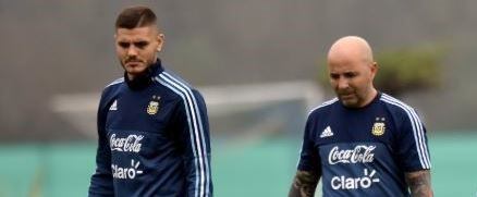 Mauro Icardi se reunió en más de una oportunidad con el entrenador pero no fue tenido en cuenta.