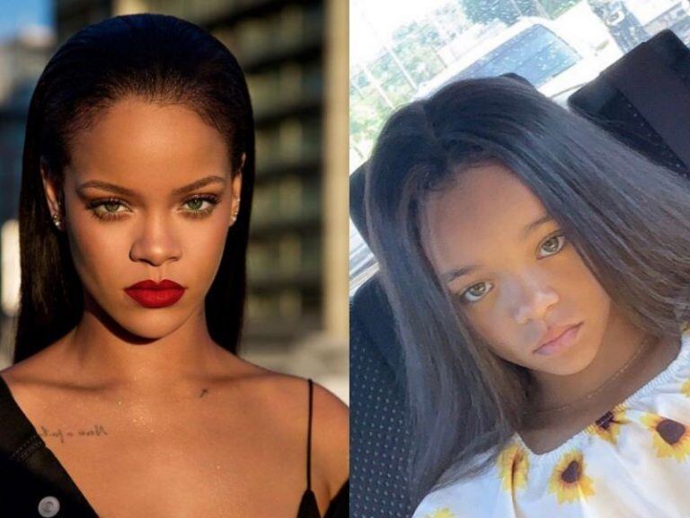 La nena que es igual a Rihanna (Foto: Instagram)