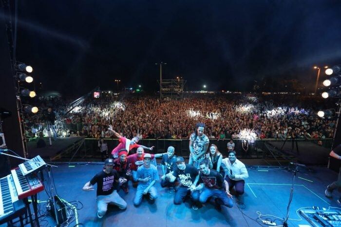 Los Cafres cerraron la Fiesta Nacional del Turismo y el Vino. (Foto: Prensa Mnedoza)