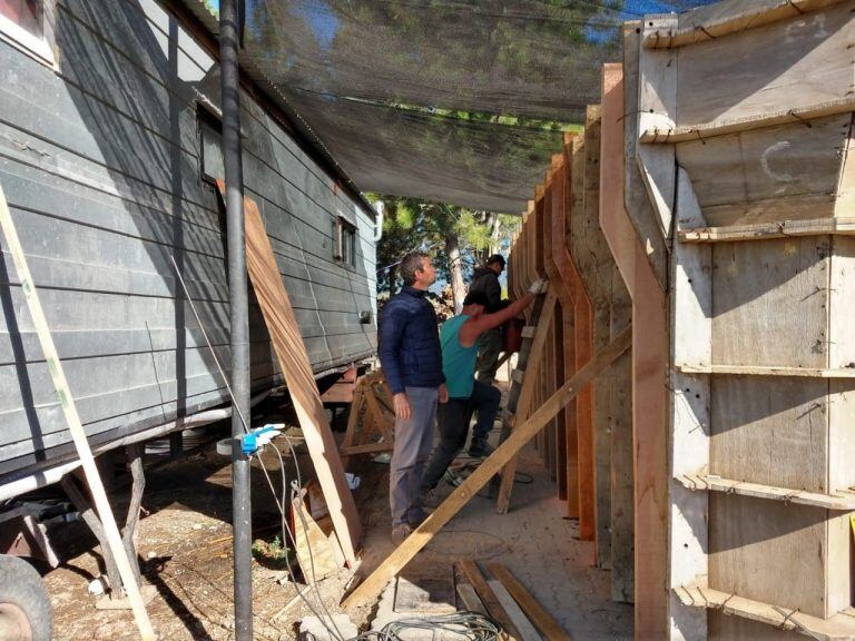 La obra se está llevando a cabo en Trevelin