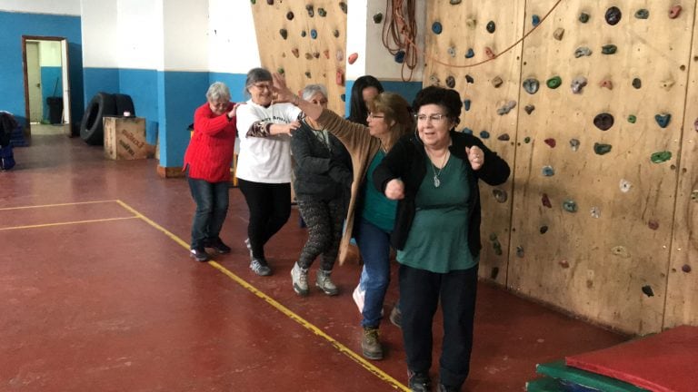 Integrantes del centro de jubilados Tolwen, Tolhuin Tierra del Fuego.