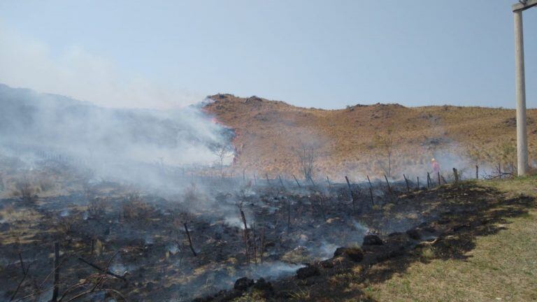 Incendio en Villa Ciudad de América.