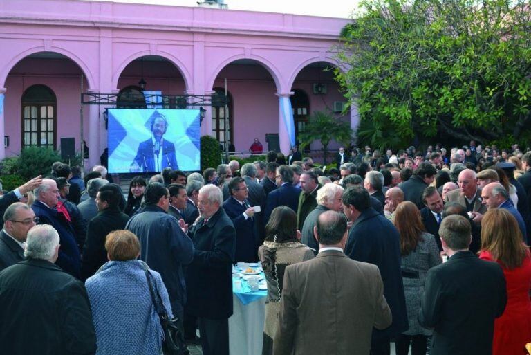 Saludo protocolar en Casa de Gobierno de Corrientes.