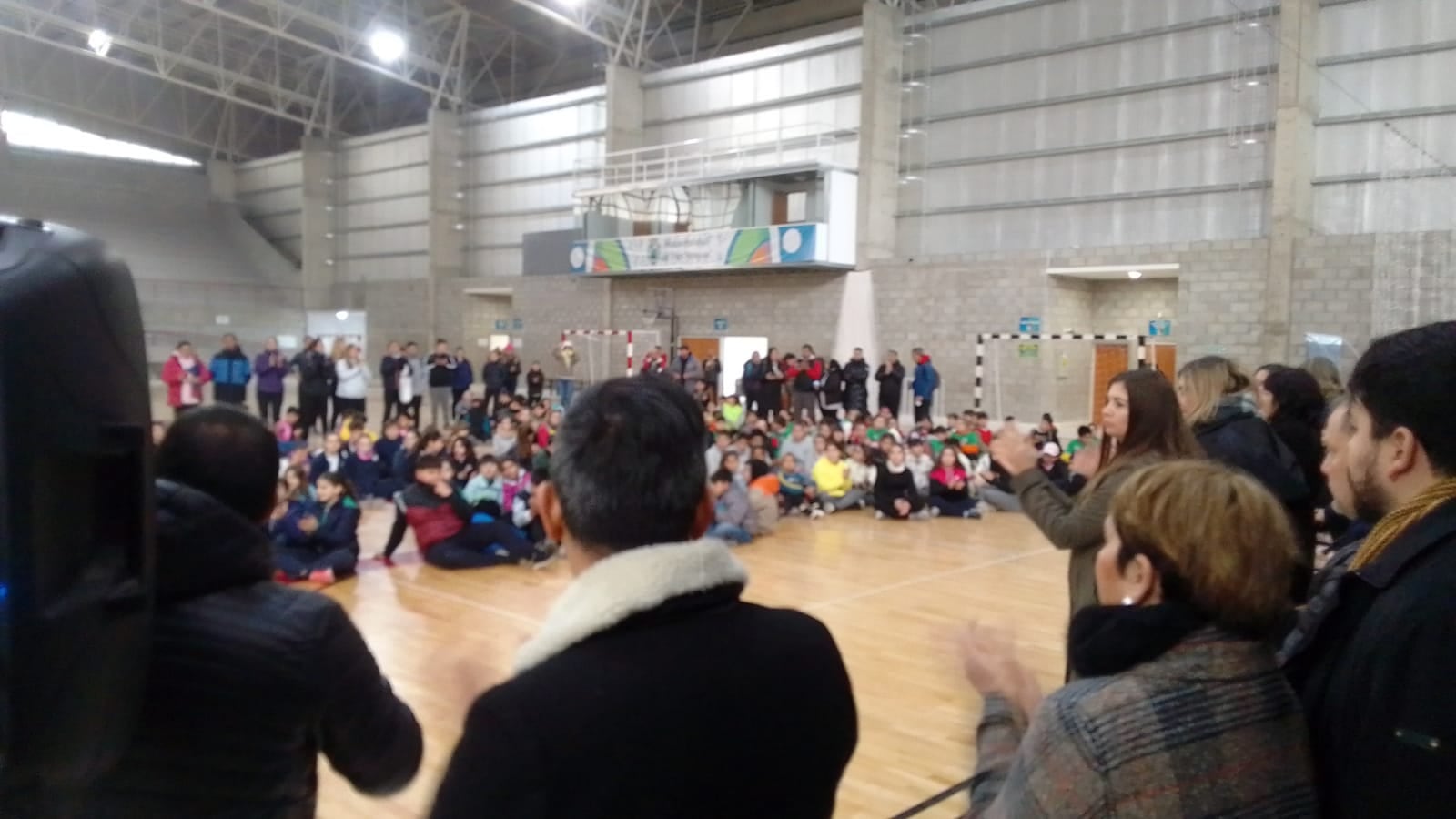 Cittadino en el Polideportivo acompañando la Etapa Regional de los Juegos Bonaerenses