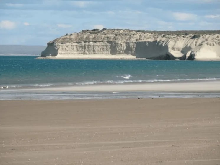 Así es la Playa Las Canteras, en Puerto Madryn