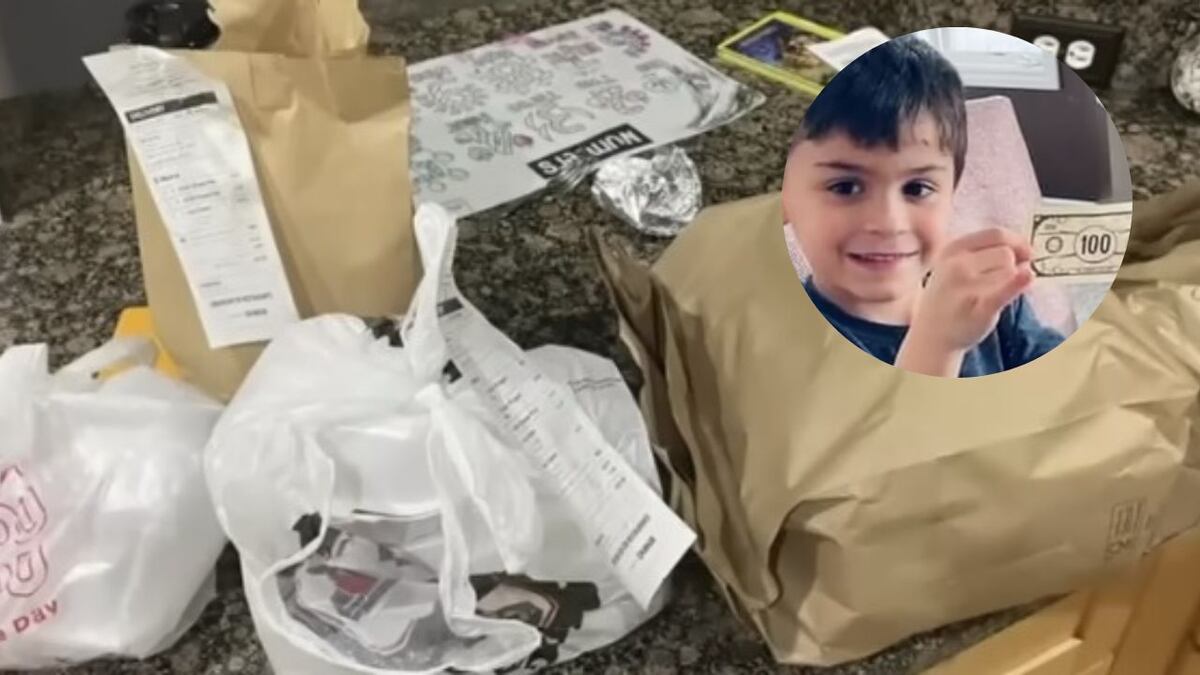 Su hijo de 6 años pidió más de 1000 dólares en comida por una aplicación y se volvió viral