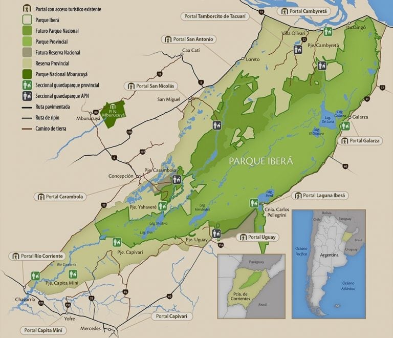 Parque Nacional Iguazú, cercano a Posadas. (Fundación Tompkins)