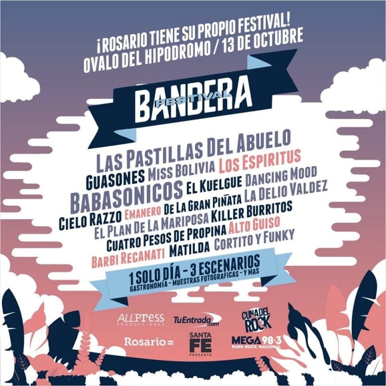 Festival Bandera se realizará el 13 de octubre.