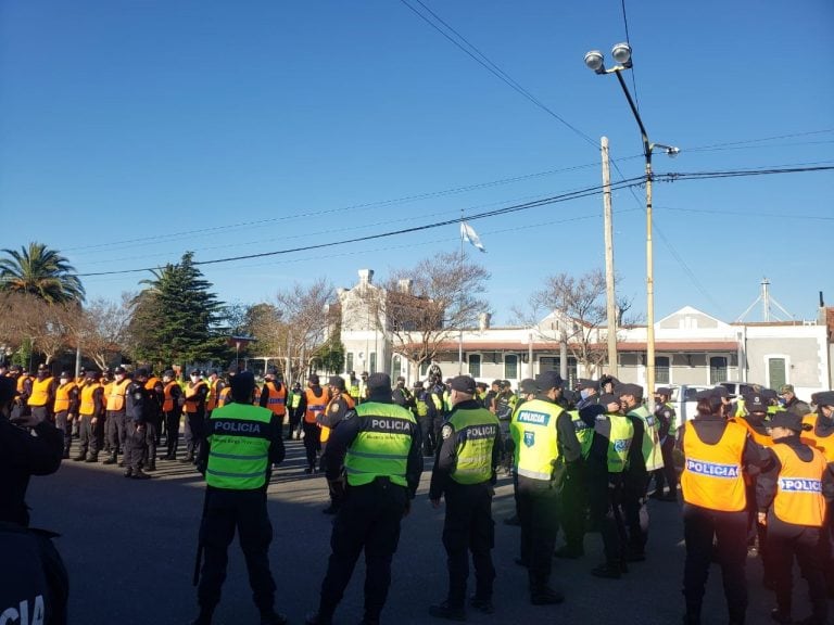 Megaoperativo de seguridad en Tres Arroyos