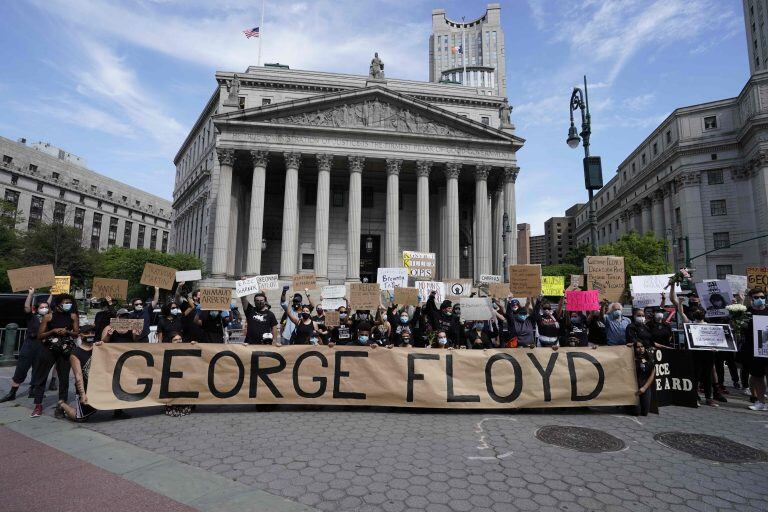 Protesta en Nueva York (Foto: Timothy A. Clary/AFP)