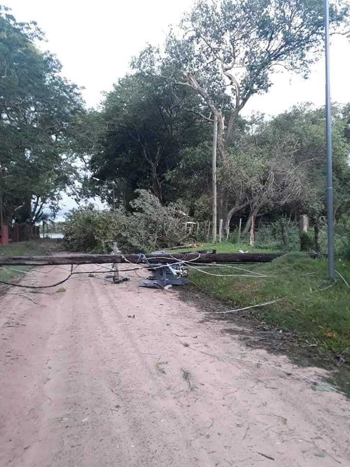 Temporal con ocho familias evacuadas