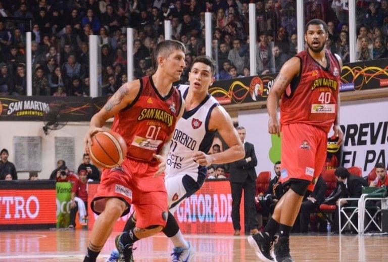 San Martín le ganó a San Lorenzo e igualó la serie final de la LNB. (Foto: Prensa Liga Nacional)