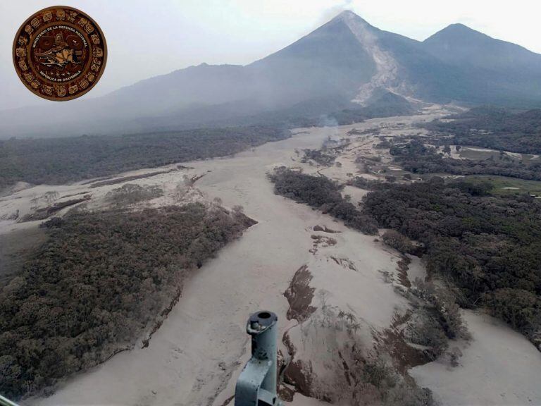 Volcán de Fuego en Chimaltenango, Guatemala