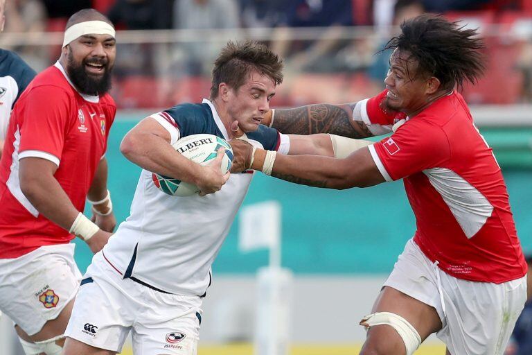 Tonga frente a Estados Unidos (Foto: EFE)