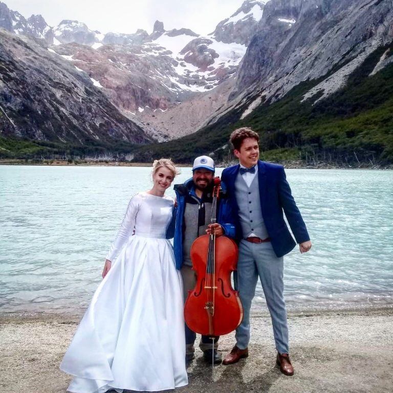 Ana, Daniel Strogonof y Danilo - Boda en Esmeralda