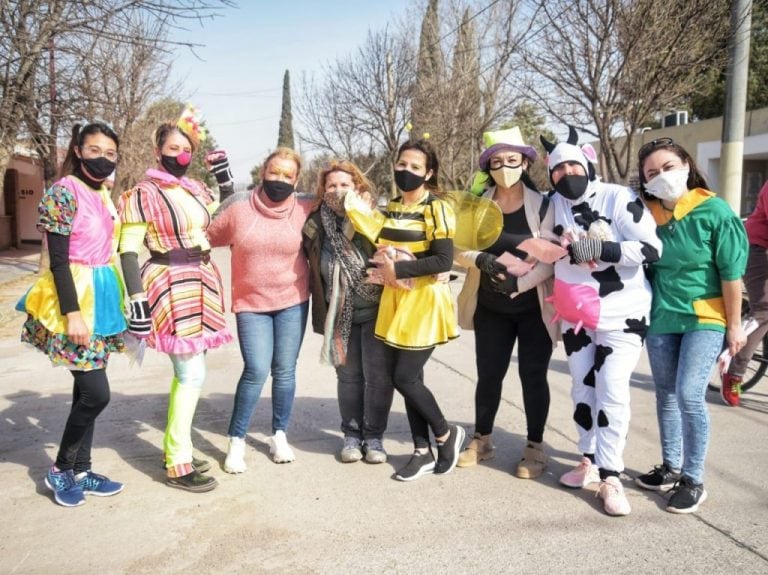 Caravana por el día del niño en Arroyito