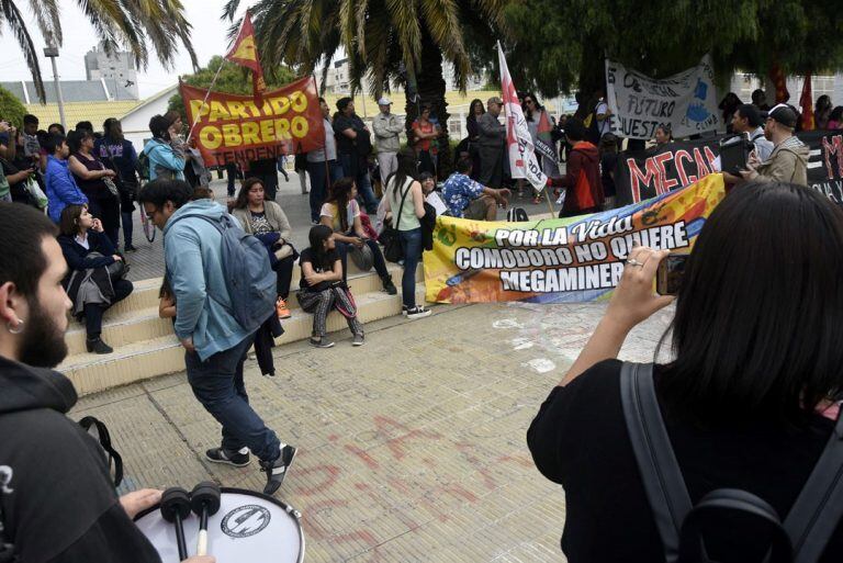 Marcha contra la megaminería