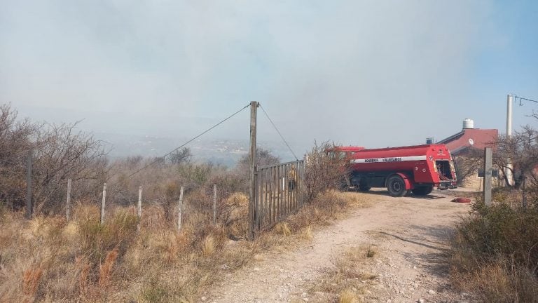 Incendio en Mina Clavero