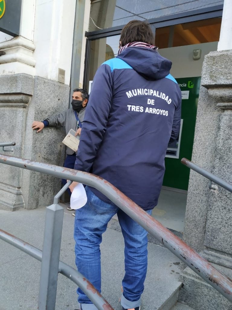 Desinfección de cajeros