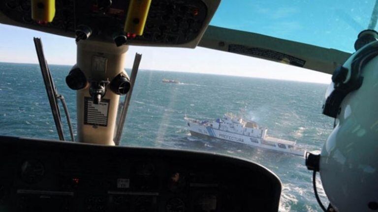 Un avión y un guardacostas partieron al lugar del incidente