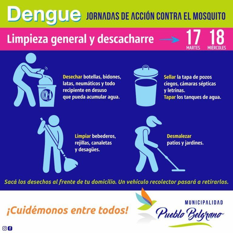 Prevención de dengue - PUEBLO GENERAL  BELGRANO
Crédito: PGB