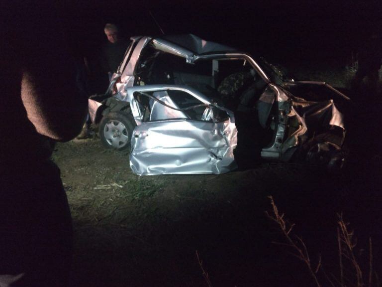 Un gol chocó contra un tren en Justo Daract, San Luis.