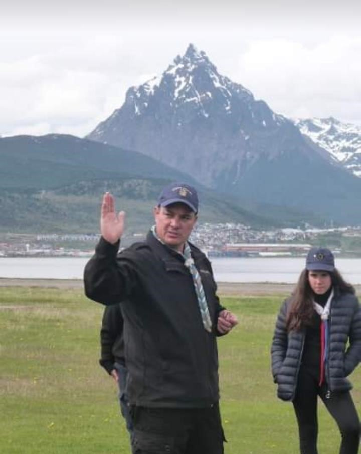 Jorge Espinosa, Grupo de Scouts Navales n°11 “Alférez Sobral” de la ciudad de Ushuaia (2019).