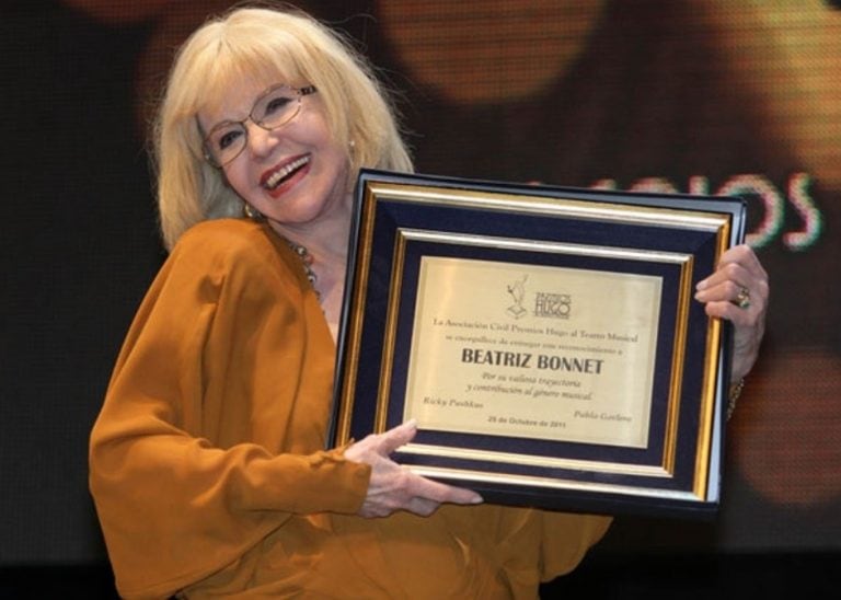 Beatriz Bonnet en los Premios Hugo, 2011. (Web)