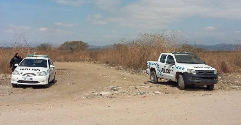 La Policía montó este martes una custodia preventiva en el área de las 58 y 47 Hectáreas de Alto Comedero.