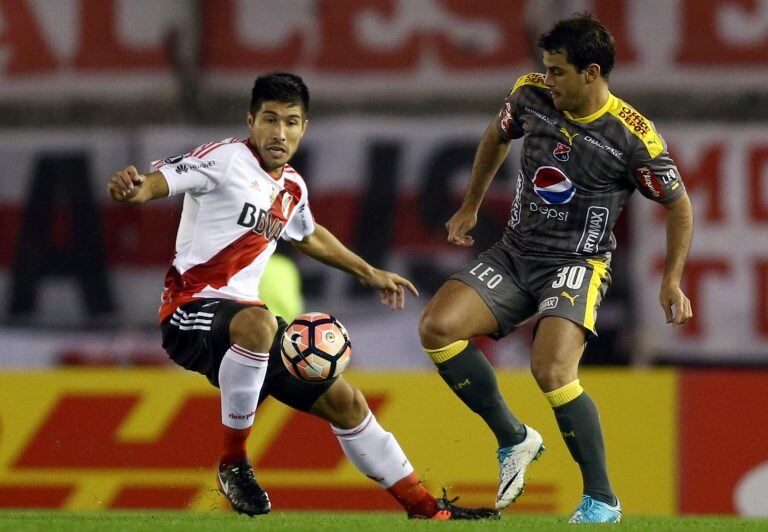 Lollo en algunos de los partidos de River que pudo jugar.