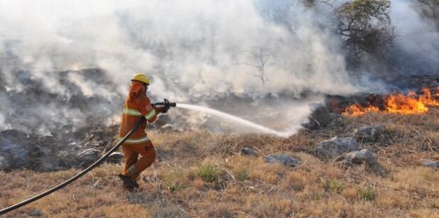 bombero de La Calera