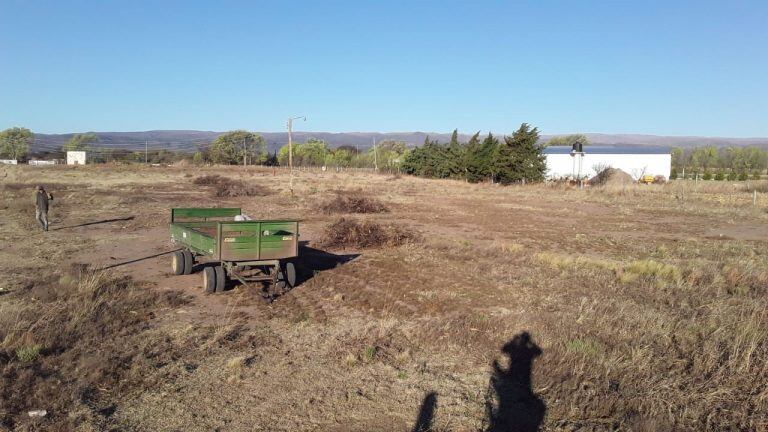 Trabajos en la Sociedad Rural de Pocho