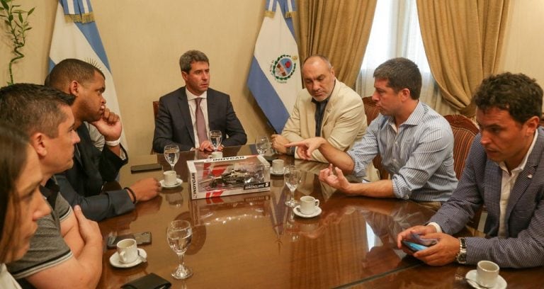 Reunión en Casa de Gobierno por la Indycar.