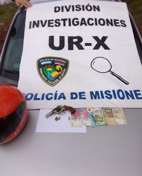 Detuvieron a un ladrón que había robado en una quiniela de Garupá. (Foto: Policía de Misiones)