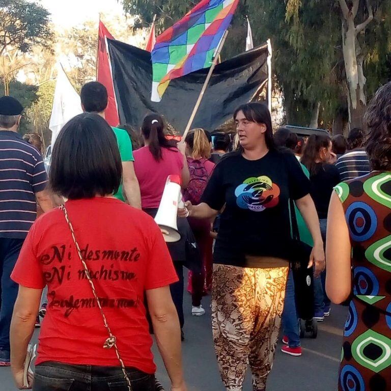 Marcha en contra de ambientalistas
Crédito: Facebook S.Chesini