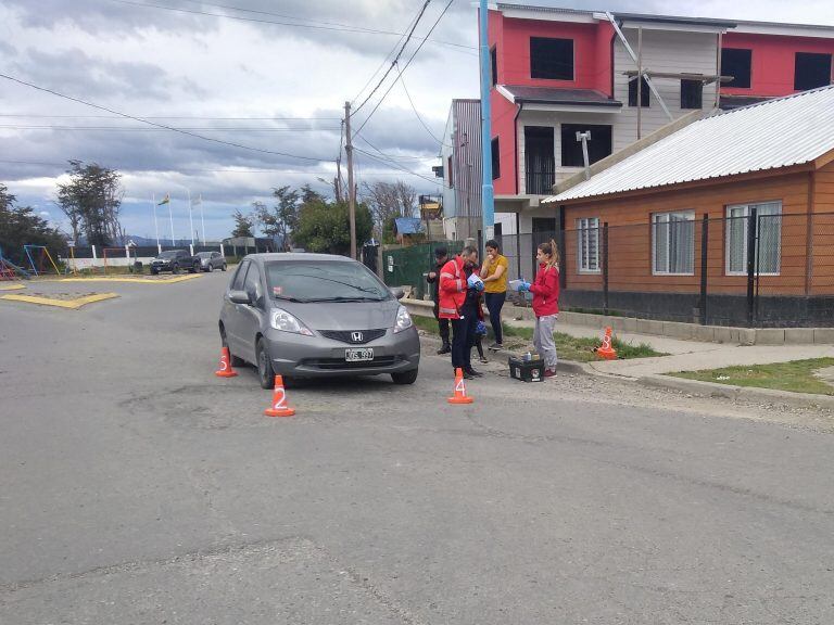 Choque en Ushuaia.