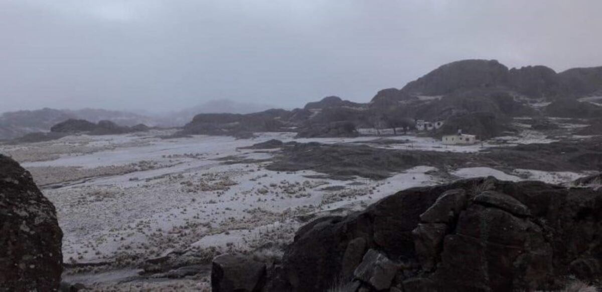 Primera nevada de invierno en las sierras y una máxima de 13°C para este jueves en Carlos Paz