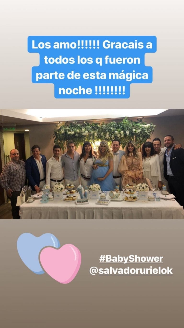 Así fue el excéntrico baby shower de Vicky Xipolitakis