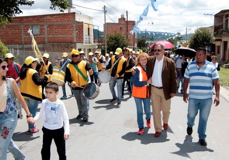 Festejos en el barrio Huaico Chico