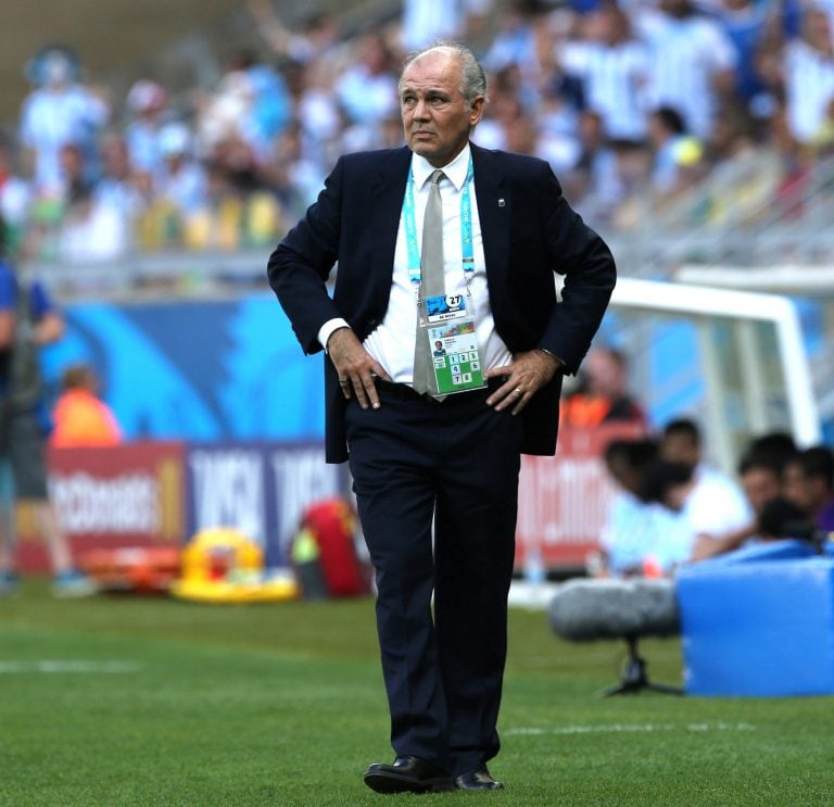 Alejandro Sabella, durante el Mundial de Brasil 2014. Foto: DYN