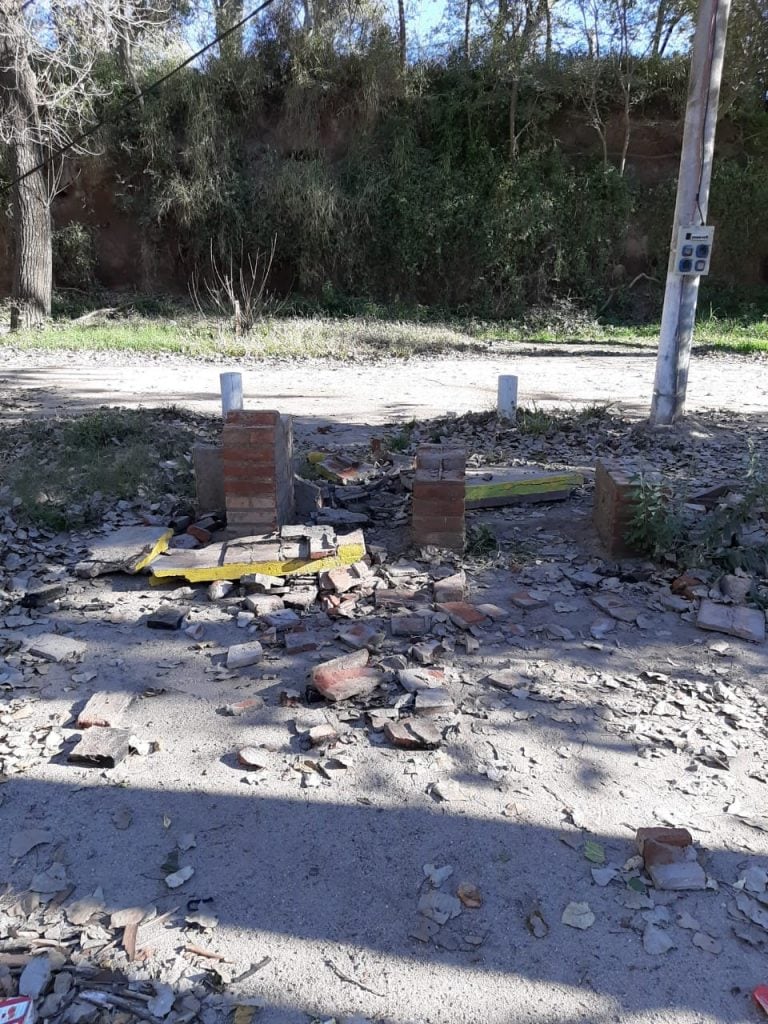 Vandalismo en Camping Río Primero