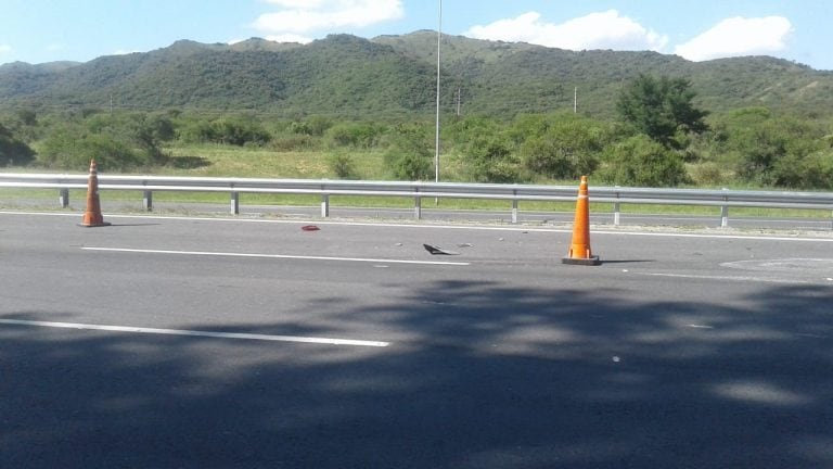 Así quedó la ruta hacia Córdoba Capital.