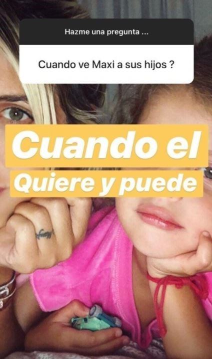 Wanda respondió de todo en Instagram.