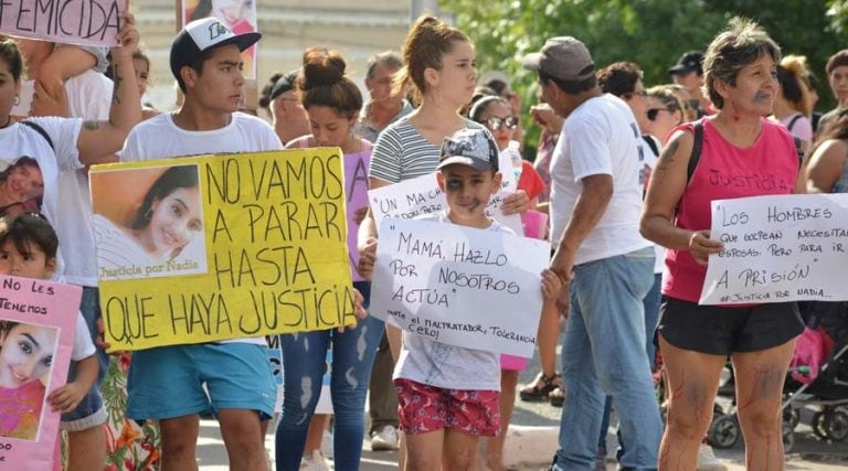 La manifestación en Santa Rosa (Vía Santa Rosa)