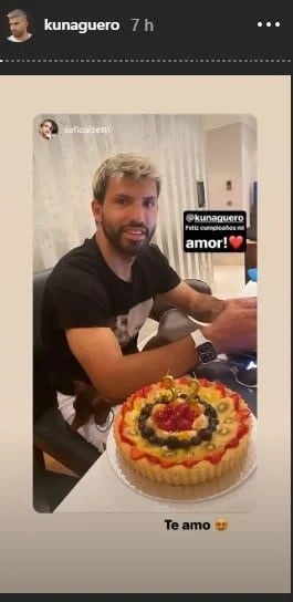 El cumpleaños número 32 de Sergio Kun Agüero