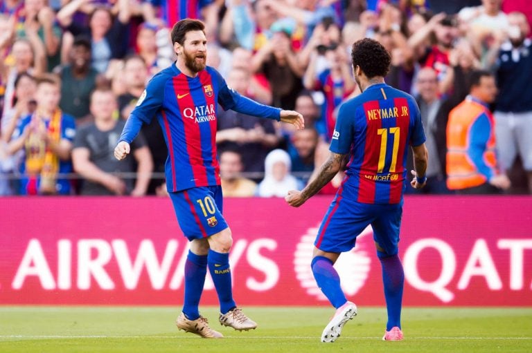 Messi y Neymar (Foto: TyC Sports)