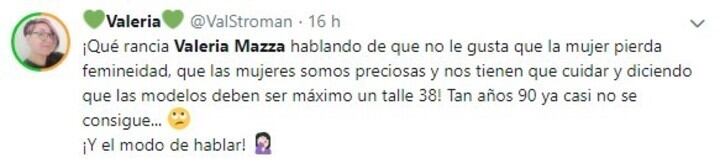 Valeria Mazza visitó a Maju Lozano en su programa y se ganó fuertes críticas por su opinión sobre el feminismo.