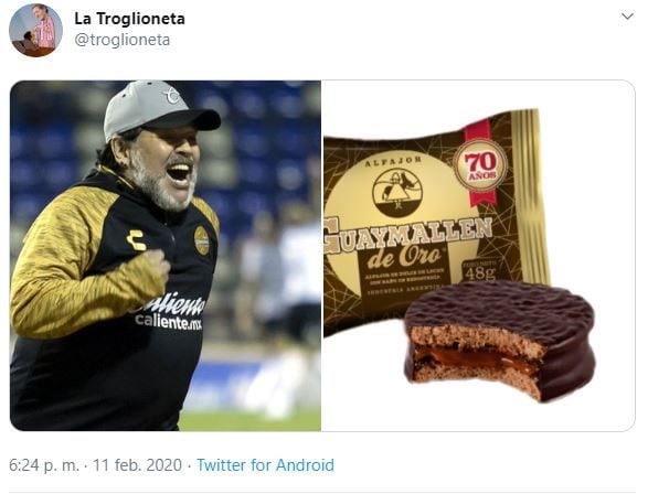 Hilo viral de Maradona (Foto:Twitter)