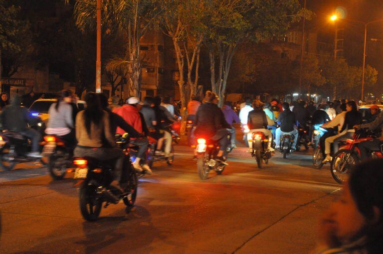 Imagen archivo. Caravanas motorizadas causaban retrasos en el tránsito luego del recital, el año pasado.